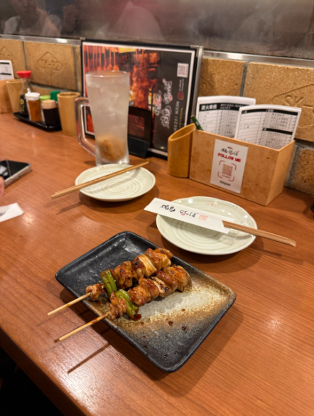 일본 오사카 신사이바시 번화가 심야 야키토리 맛집 10