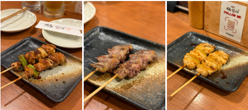 일본 오사카 신사이바시 번화가 심야 야키토리 맛집 11