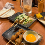 일본 오사카 신사이바시 번화가 심야 야키토리 맛집 3