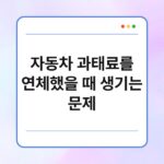 자동차 과태료를 연체했을 때 생기는 문제 11