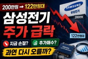 삼성전기 주가 122만 원대 급락, 지금 손절해야 할까? 다시 오를 가능성은? 9