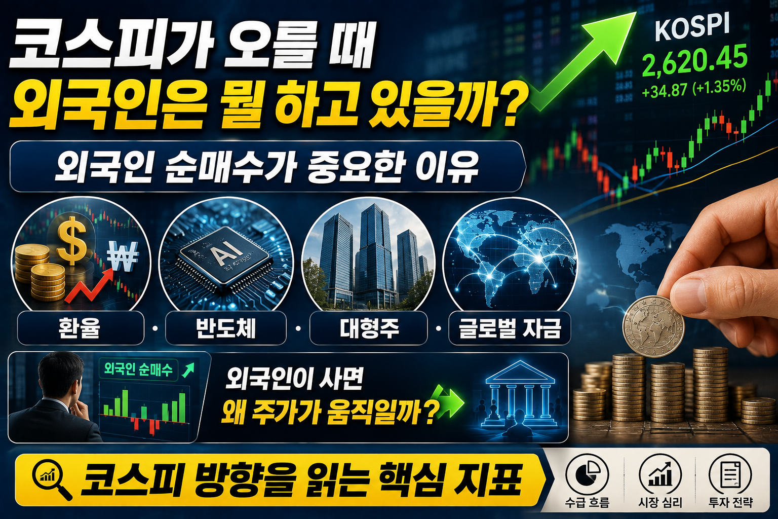 외국인 순매수가 증시에 중요한 이유｜코스피 방향을 읽는 핵심 지표 1