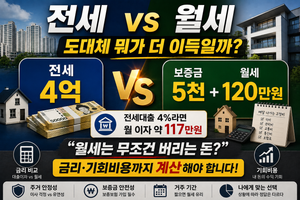전세와 월세, 어떤 선택이 유리할까? 보증금만 비교하면 안 되는 이유 4