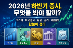 8월 증시에서 확인해야 할 하반기 변수, 투자자라면 꼭 체크해야 할 5가지 3