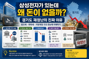경기도는 왜 삼성전자가 있어도 돈이 부족할까? 지방재정 구조의 숨겨진 원리 4