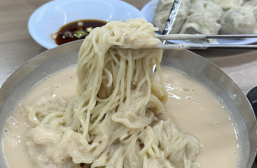 여의도 콩국수 맛집 진주집, 주말 오픈런부터 주차·접시만두까지 5