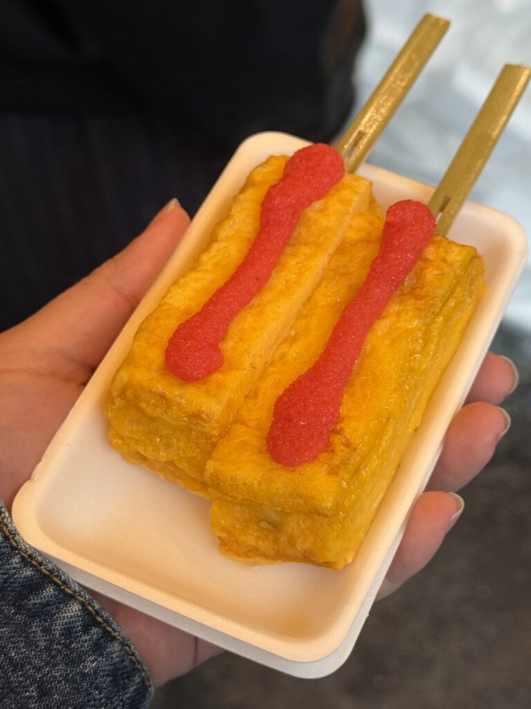 도쿄 츠키지시장 야마초 명란 계란말이