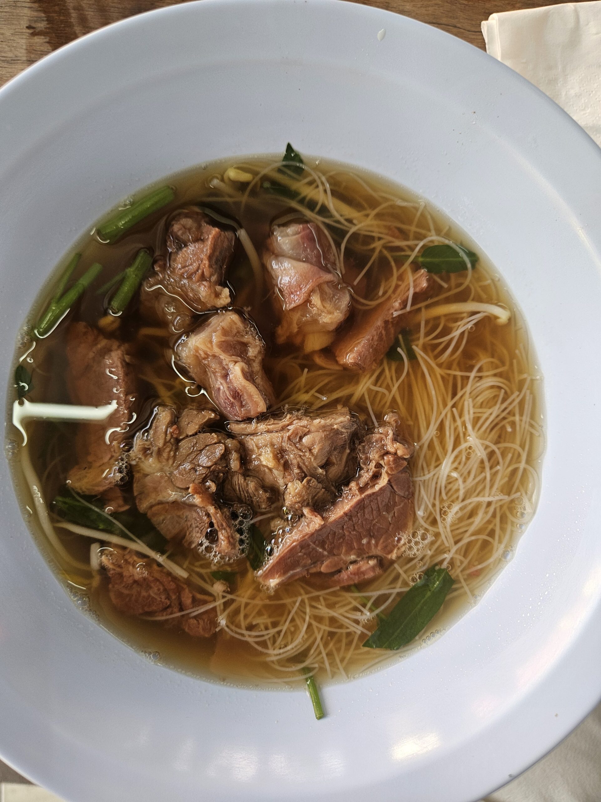 치앙마이 올드시티 맛집 블루 누들｜타패문 갈비국수 후기